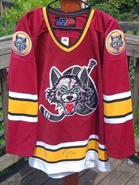 Chicago Wolves 2003 AHL SP Pro hockey jersey size 48